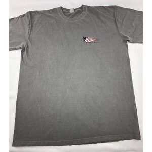 Crazy Shirts Hawaii USA Flag T Shirt XXL Gray United States Graphic VintageStyle